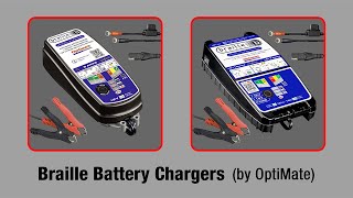 How to Use Braille Battery Chargers by OptiMate [upl. by Kramer]