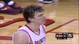 Omer Asik vs Bulls 3 Blocks amp Two handed Dunks [upl. by Aklim597]