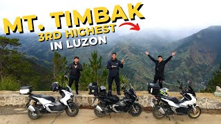 Pangatlo sa pinakamataas na bundok sa Luzon Mt Timbak Atok Benguet  Honda ADV160  Aports [upl. by Creight]