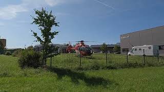 🚒🚁🚨Christoph41 startet in Rutesheim auf der Steige🚨🚁🚒 DRFLuftrettungTV SMT [upl. by Orgel]