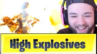 HIGH EXPLOSIVES NEW FORTNITE BATTLE ROYALE GAME MODE [upl. by Notgnillew]