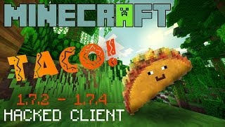 Minecraft 172  175  Hacked Client  TACO   Not my kind of Food HD [upl. by Llekcor]