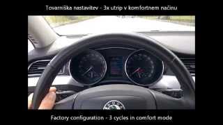 Skoda Superb II MY2010  comfort turn signal cycle number change  sprememba št utripov smernikov [upl. by Ahsile]