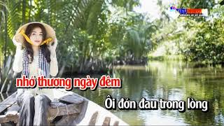 BEN SONG CHO 2  KARAOKE SONG CA  NGOC HUONG [upl. by Kristos339]