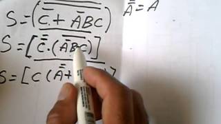 Algebra de Boole Simplificação de Expressões Booleanas 2 [upl. by Oeht48]