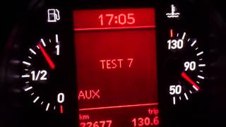 ArduinoSECUduino CAN BUS instrument cluster lcd TEST  Seat Leon 2009 [upl. by Riggs]