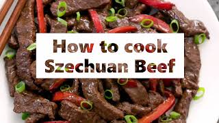 How to cook Szechuan Beef [upl. by Gaultiero]