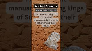 The Sumerian King List education history shorts [upl. by Anailuy]