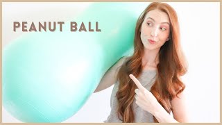 How to use a PEANUT BALL during Labor  Tips to ENGAGE BABYS HEAD [upl. by Iramohs]