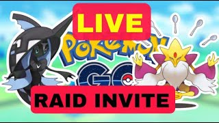 SHINY HUNT Tapu Fini  Mega Alakazam  LIVE RAID Invite Pokemon Go LIVE🔴 [upl. by September]