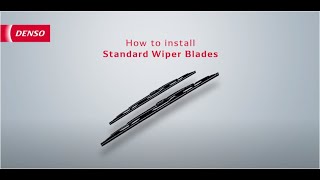 DENSOs Guide to Standard Wiper Blade Replacement [upl. by Chuu661]