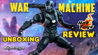 Hot Toys War Machine MK6 Avengers Endgame Unboxing amp Review ESPAÑOL [upl. by Fokos]