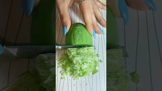 Cutting dry soap on table asmrsoap oddlysatisfying asmrsounds [upl. by Dajma]