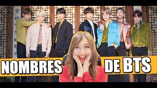 ASÍ SE PRONUNCIAN LOS NOMBRES DE BTS  JiniChannel [upl. by Ellebana646]