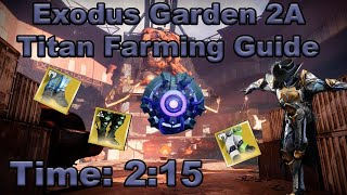 Destiny 2  Exodus Garden 2A Titan Legend Lost Sector Farming Guide  Fast and Easy [upl. by Bogey317]