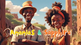 The Story of Ananias and Sapphira  African Bible Stories [upl. by Petuu534]