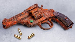 Smith amp Wesson  Rusty Revolver Restoration [upl. by Nnylear]