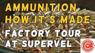 How is ammunition made Lets do a Factory tour of Super Vel Ammunition [upl. by Anilag19]