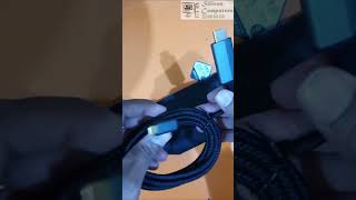 Remax Yeelin Series HDMI TYPE C cable 4K  unboxing  Remax RCC017a [upl. by Berhley]