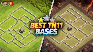 NEW TH11 Base Link  BEST Town Hall 11 TrophyWarHybridFarming Base  Clash Of Clans [upl. by Joette398]