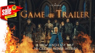 Game of Thrones  Cinematic Trailer Toolkit After effect template free [upl. by Willetta959]