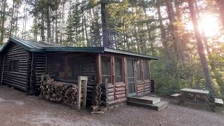 Solo Camping in Remote Cabin in the Woods [upl. by Lewis440]