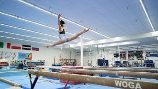 Paloma Spiridonova  Beam Training WOGA [upl. by Releehw]