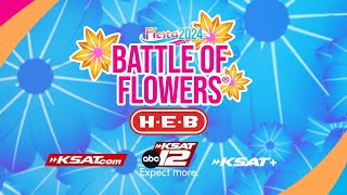 WATCH 2024 Battle of Flowers Parade in downtown San Antonio [upl. by Enitsirhc512]