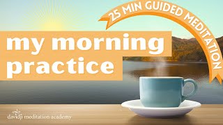 My Morning Practice Guided Meditation POWERFUL Intention Setting for the Morning  davidji [upl. by Ellednahs994]