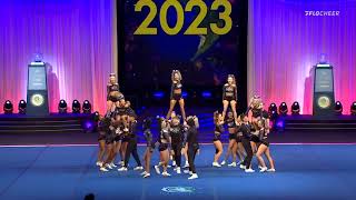 Cheer Extreme Raleigh SMOEX  Finals The 2023 Cheerleading Worlds WITH SOUND [upl. by Hurst184]