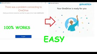 OneDrive ERROR 0x8004de40 FIXED 2020 [upl. by Ynnavoeg]