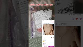 Necklace ❤️ meesho meeshohaul meeshofinds onlineshopping unboxingvideo trendingsong [upl. by Ahsirk]