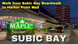 SUBIC BAY EVENING — Walk from The Boardwalk to Harbor Point in Subic Bay Freeport Zone Philippines [upl. by Zeke845]