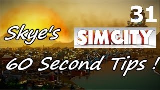 ★ SimCity 5 2013 60 Sec Tips 31 ► Residential Without Commercial [upl. by Ody]