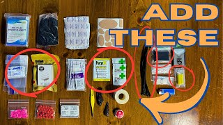 Updating My DIY Backpacking First Aid Kit AND Repair Kit [upl. by Htenek]