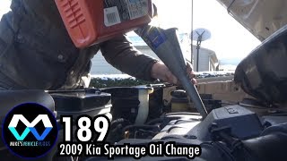 MV 189  quot2009 Kia Sportage Oil Changequot [upl. by Anoyi]