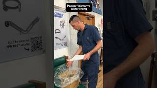 Paccar parts warranty went really wrong 😱😱😱 paccar trucking truckdrivers truck [upl. by Harwin]