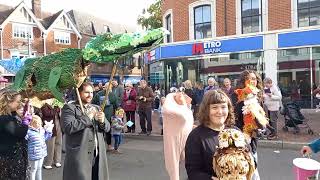 Tunbridge Wells Puppetry Festival Parade 2024 Tonna Doichead Tobari Paraid Feis Puipéid [upl. by Ztnaj341]