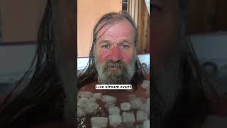 Wim Hof is training for his upcoming Live Stream event [upl. by Bac]