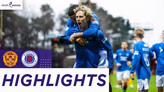 Motherwell 02 Rangers  Cantwell Strike Seals Convincing Win For Rangers  cinch Premiership [upl. by Jaquiss]