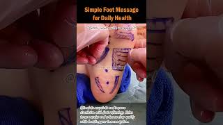 Simple Foot Massage for Daily Health FootReflexology FootMassage StressRelief FootCare [upl. by Yorel]