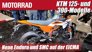 KTM Neuheiten 2025 – Neue Enduro und SMC 125 und 390Modelle im Detail vorgestellt [upl. by Anawahs791]