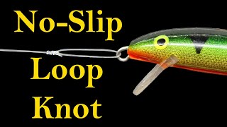 Tie A No Slip Loop Knot  best for crankbaits [upl. by Soraya]