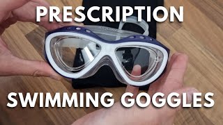 Prescription swimming goggles [upl. by Ennalyrehc784]