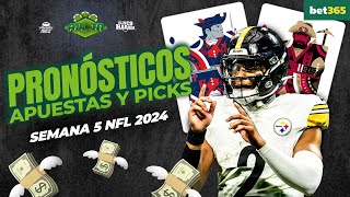 Pronósticos de apuestas semana 5 NFL 2024  AllIn con nacionapuestas [upl. by Ttoile]