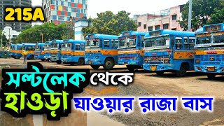 Sector 5 to Howrah  215 Bus  Most Unique Bus Route of Newtown to Howrah [upl. by Chavez]