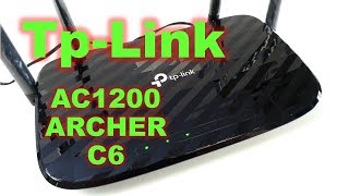 TpLink AC1200 Wireless MUMIMO Gigabit Router Archer C6 Unboxing [upl. by Hanforrd]