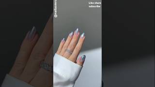 Sparkling Gradient Glitter Nails ✨ Easy Glam Nail Tutorialtrendingshorts nails nailart gradient [upl. by Bocock]