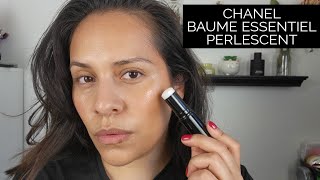 🌟CHANEL BAUME ESSENTIEL PERLESCENT  MULTI USE GLOW STICK  SWATCHES AND REVIEW [upl. by Weisbrodt]