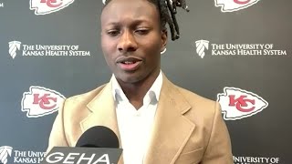 Marquise Hollywood Brown talks after signing with the Chiefs [upl. by Eila697]